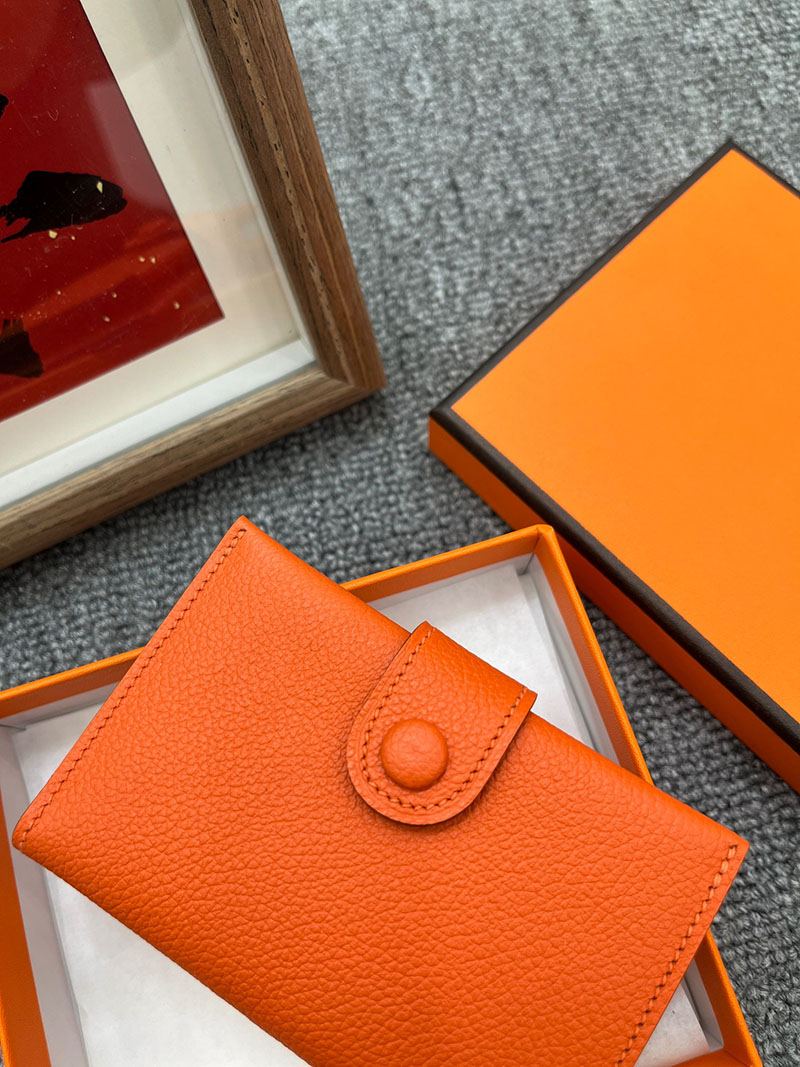 エルメス カードホルダーの通販 HERMES カードホルダー R.M.S オレンジ ヴォー・エヴァーカラー H088006CK93 エルメス カードケース レディース - 画像 (4)