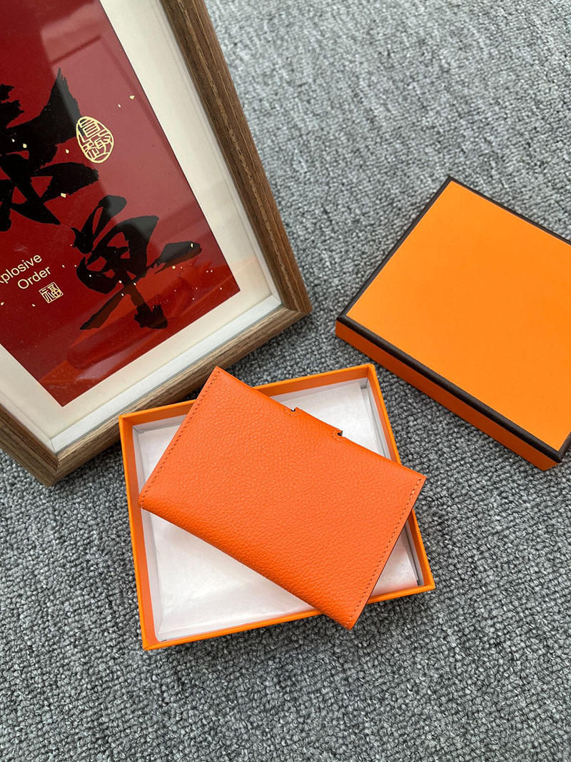 エルメス カードホルダーの通販 HERMES カードホルダー R.M.S オレンジ ヴォー・エヴァーカラー H088006CK93 エルメス カードケース レディース - 画像 (3)