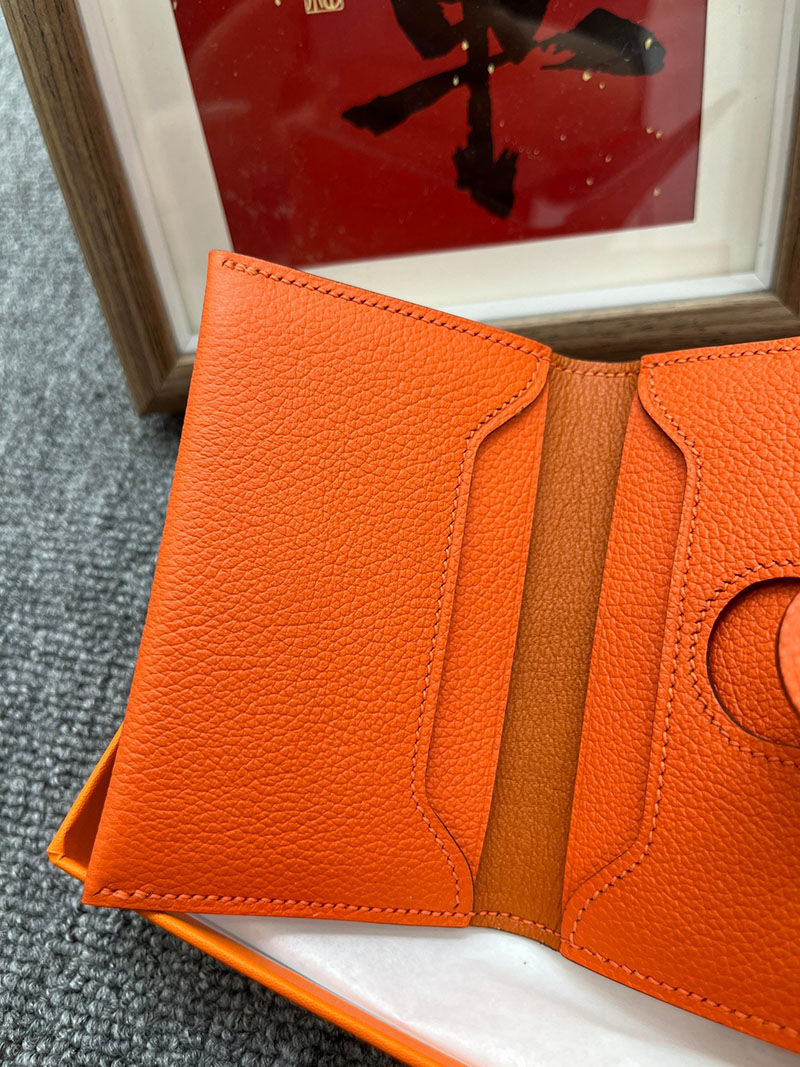 エルメス カードホルダーの通販 HERMES カードホルダー R.M.S オレンジ ヴォー・エヴァーカラー H088006CK93 エルメス カードケース レディース - 画像 (2)