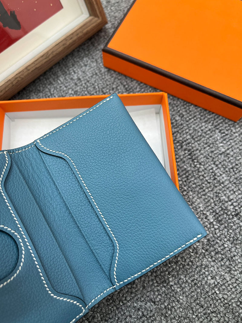 エルメス カードホルダーの通販 HERMES カードホルダー R.M.S ブルージーン ヴォー・エヴァーカラー H088006CK75 エルメス カードケース メンズ - 画像 (2)