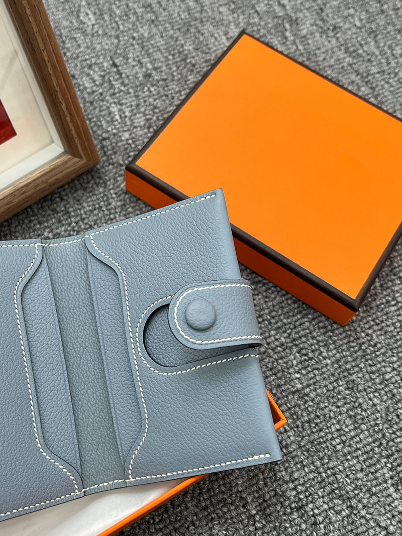 エルメス カードホルダーの通販 HERMES カードホルダー R.M.S ブルーラン ヴォー・エヴァーカラー H088006CKJ7 エルメス カードケース 人気 - 画像 (3)