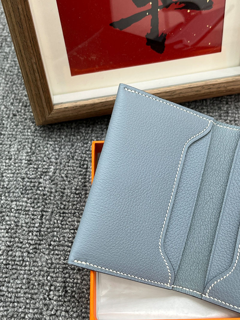 エルメス カードホルダーの通販 HERMES カードホルダー R.M.S ブルーラン ヴォー・エヴァーカラー H088006CKJ7 エルメス カードケース 人気 - 画像 (2)