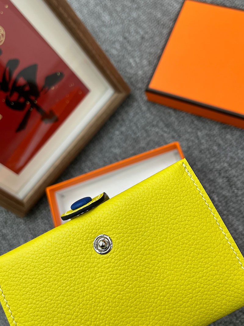 エルメス カードホルダーの通販 HERMES カードホルダー R.M.S ライム ヴォー・エヴァーカラー H088006CK9R エルメス 名刺入れ メンズ - 画像 (5)