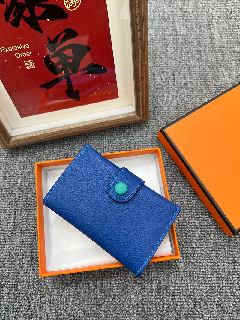 エルメス カードホルダーの通販 HERMES カードホルダー R.M.S ブルーゼリージュ ヴォー・エヴァーカラー H088006CKI7 エルメス 名刺入れ レディース - 画像 (7)