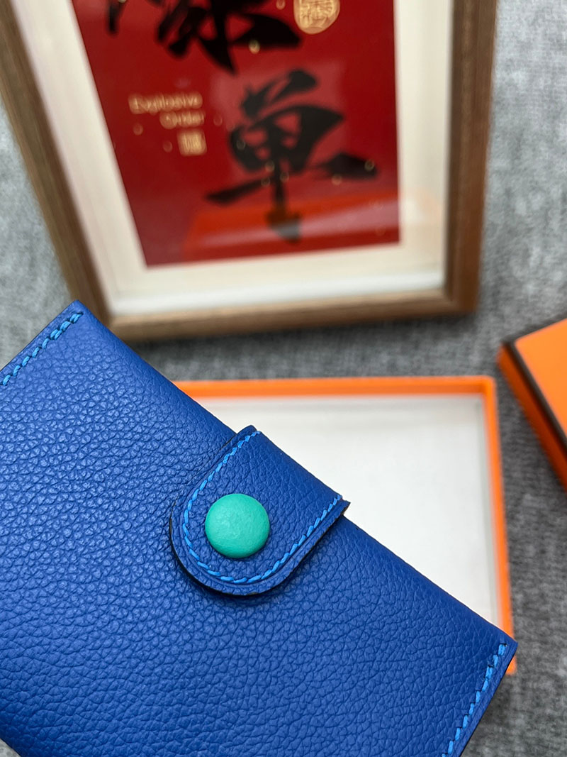 エルメス カードホルダーの通販 HERMES カードホルダー R.M.S ブルーゼリージュ ヴォー・エヴァーカラー H088006CKI7 エルメス 名刺入れ レディース - 画像 (6)
