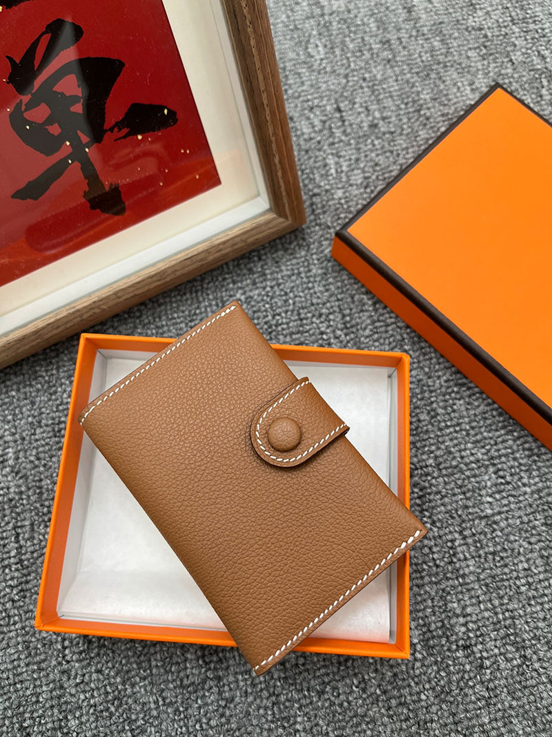 エルメス カードホルダーの通販 HERMES カードホルダー R.M.S ゴールド ヴォー・エヴァーカラー H088006CK37 カードケース RMS - 画像 (7)