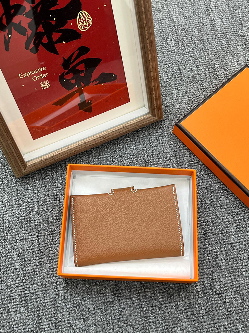 エルメス カードホルダーの通販 HERMES カードホルダー R.M.S ゴールド ヴォー・エヴァーカラー H088006CK37 カードケース RMS - 画像 (5)