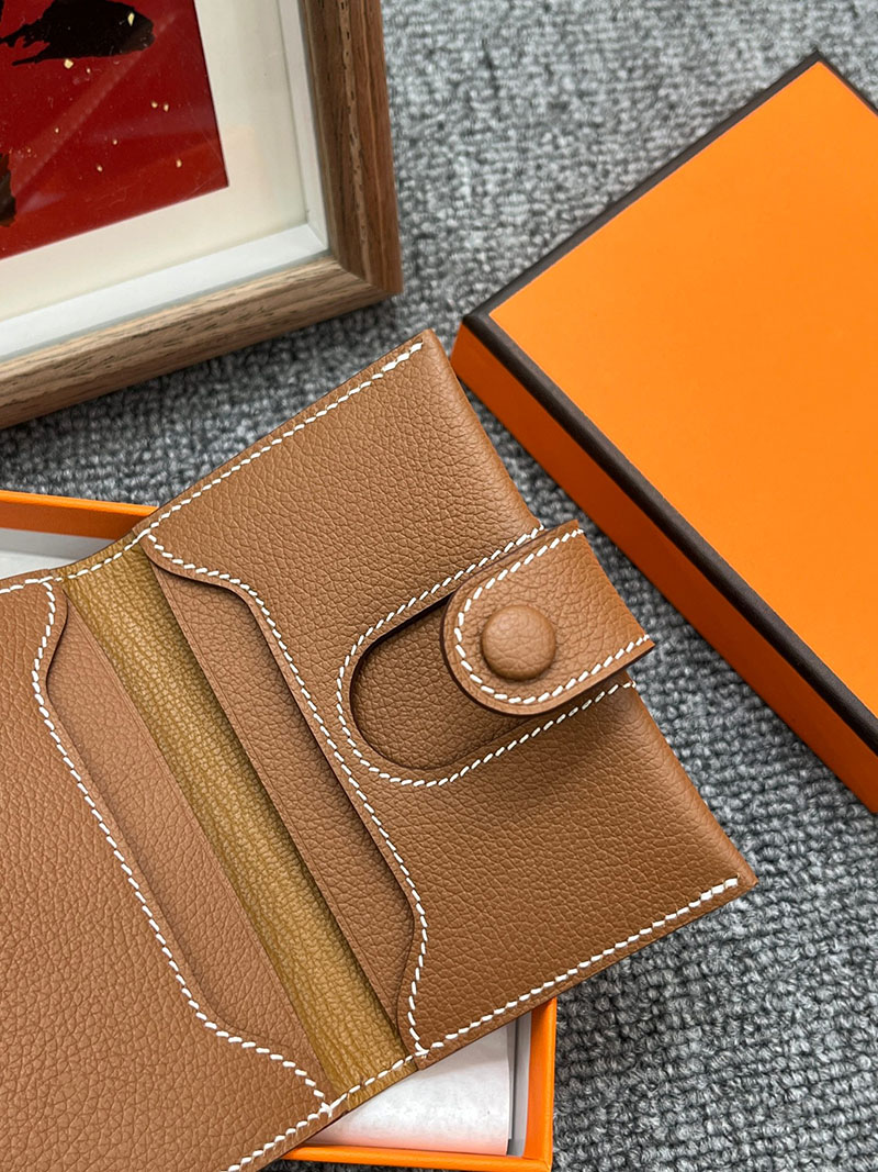 エルメス カードホルダーの通販 HERMES カードホルダー R.M.S ゴールド ヴォー・エヴァーカラー H088006CK37 カードケース RMS - 画像 (3)