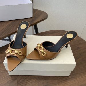 ローヒールミュール サンダル