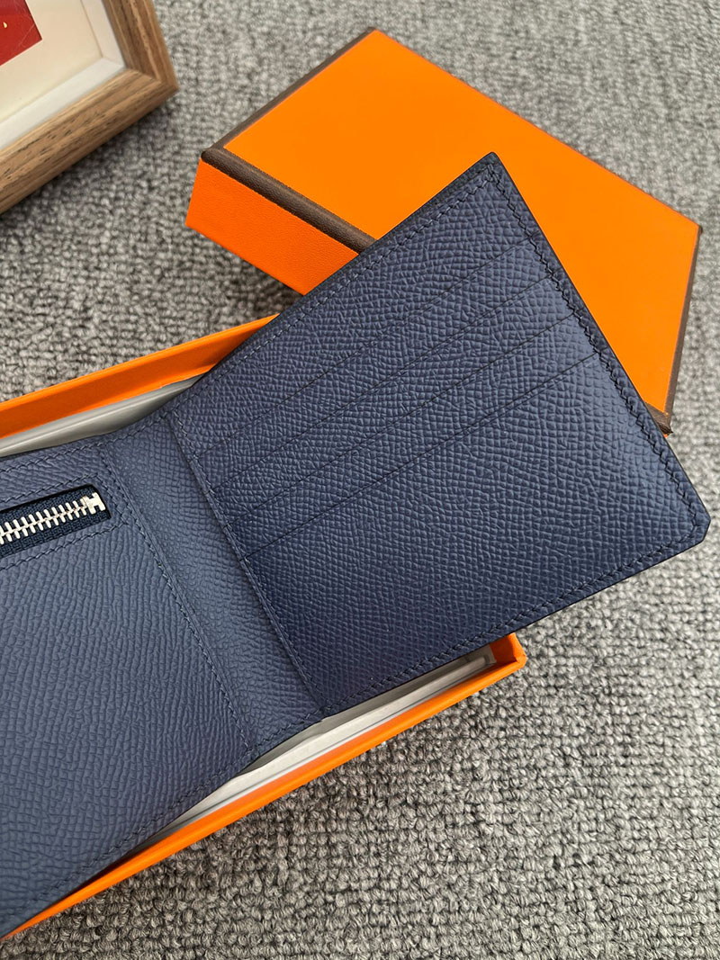 エルメス 財布 コンパクトの通販 HERMES 財布 Hセリエ コンパクト ブルーニュイ ヴォー・エプソン H084531CK2Z エルメス Hセリエ 財布 - 画像 (2)