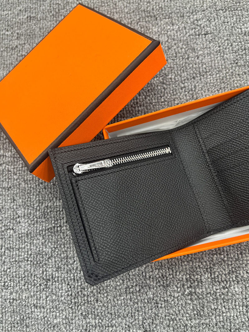 エルメス 財布 コンパクトの通販 HERMES 財布 Hセリエ コンパクト 黒 ヴォー・エプソン H084531CK89 エルメス ミニ財布 メンズ - 画像 (4)