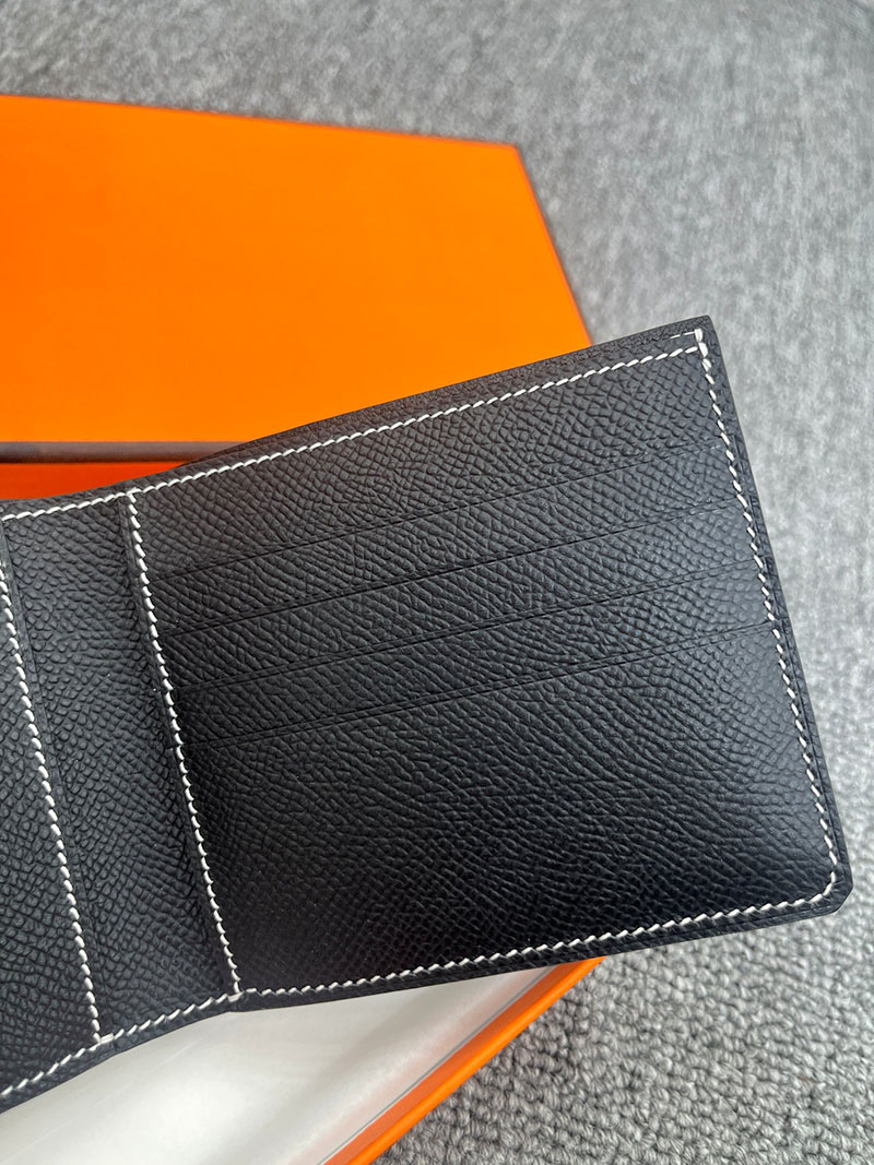 エルメス 財布 コンパクトの通販 HERMES 財布 Hセリエ コンパクト 黒 ヴォー・エプソン 2631667 エルメス ミニ財布 人気 - 画像 (4)