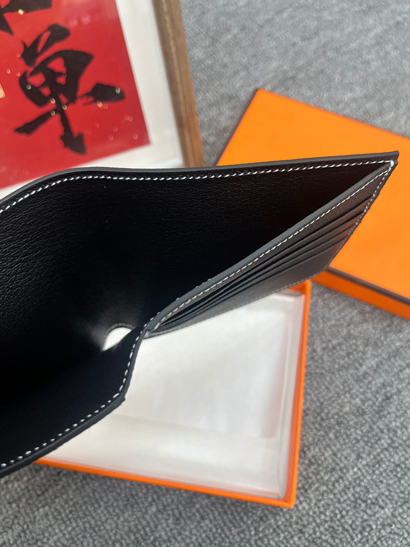 エルメス 財布 コンパクトの通販 HERMES 財布 Hセリエ コンパクト 黒 ヴォー・エプソン 2631667 エルメス ミニ財布 人気 - 画像 (3)
