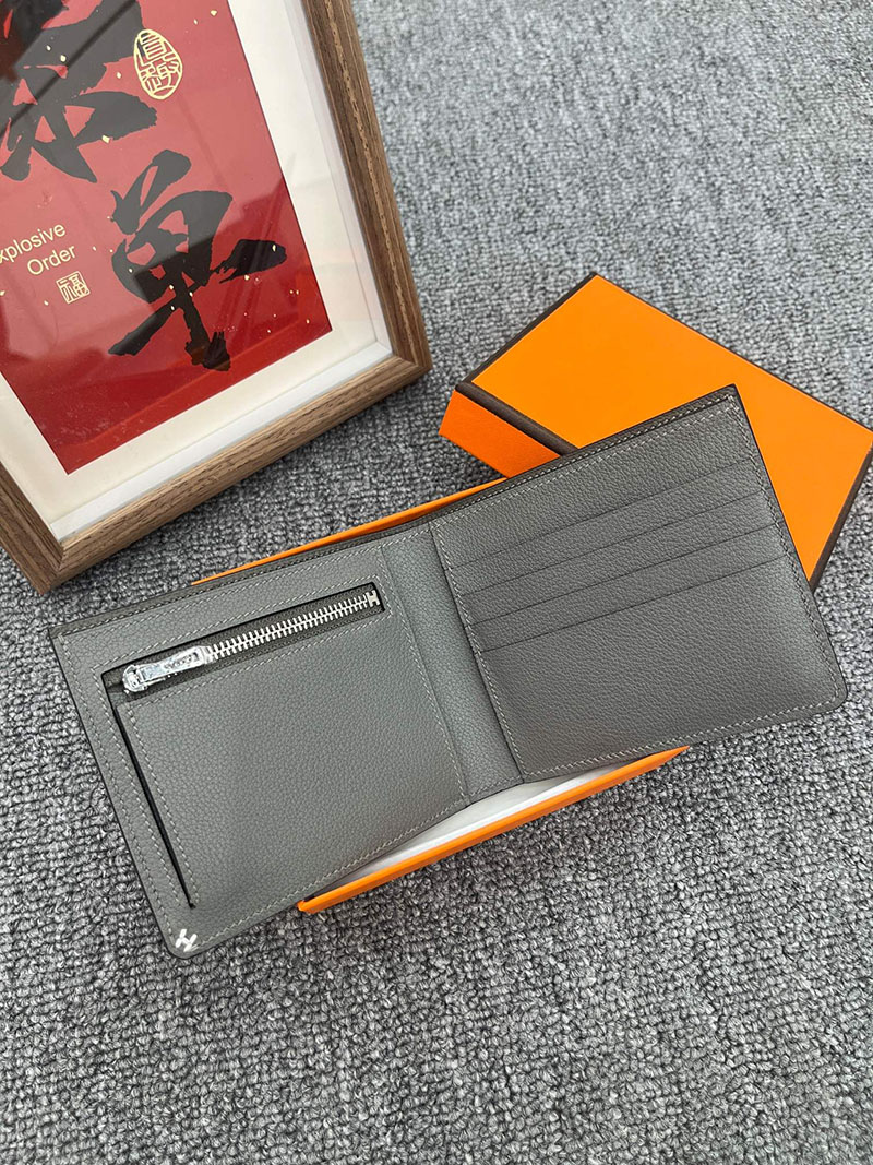 エルメス 財布 コンパクトの通販 HERMES 財布 Hセリエ コンパクト エタン ヴォー・エヴァーカラー H084594CK8F エルメス 財布 コンパクト - 画像 (2)