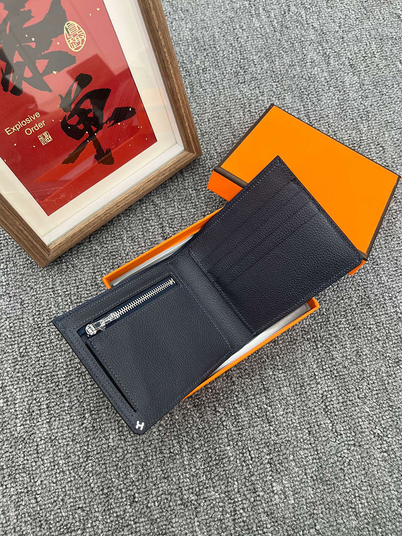 エルメス 財布 コンパクトの通販 HERMES 財布 Hセリエ コンパクト ブルーサフィール ヴォー・エヴァーカラー H084594CK73 エルメス 財布 公式 値段 - 画像 (4)
