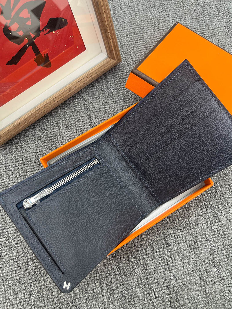 エルメス 財布 コンパクトの通販 HERMES 財布 Hセリエ コンパクト ブルーサフィール ヴォー・エヴァーカラー H084594CK73 エルメス 財布 公式 値段 - 画像 (3)