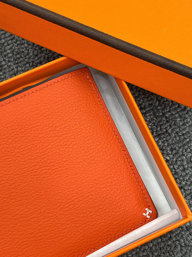 エルメス 財布 コンパクトの通販 HERMES 財布 Hセリエ コンパクト オレンジ ヴォー・エヴァーカラー H084594CK93 エルメス 財布 レディース - 画像 (7)
