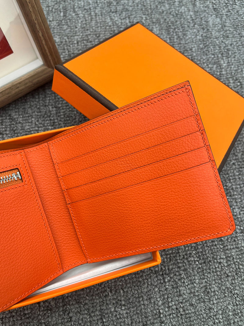 エルメス 財布 コンパクトの通販 HERMES 財布 Hセリエ コンパクト オレンジ ヴォー・エヴァーカラー H084594CK93 エルメス 財布 レディース - 画像 (4)