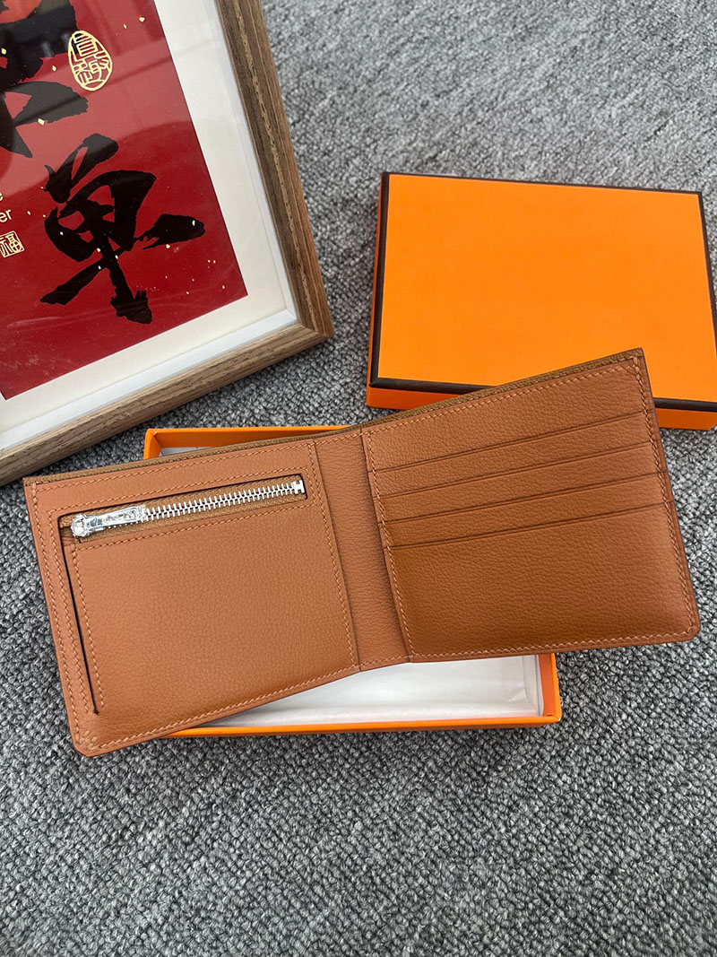 エルメス通販 HERMES 財布 Hセリエ コンパクト ヴェルソ 黒 ゴールド ヴォー・エヴァーカラー H084768CKAB エルメス Hセリエ 財布 - 画像 (6)