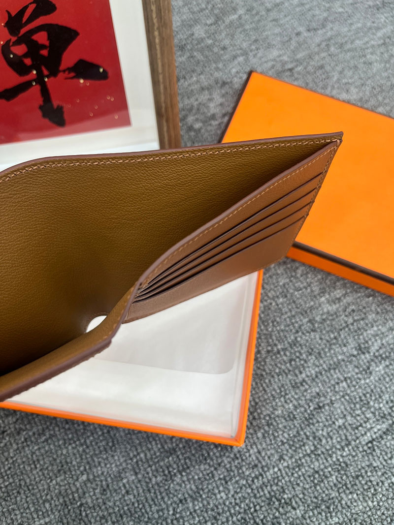 エルメス通販 HERMES 財布 Hセリエ コンパクト ヴェルソ 黒 ゴールド ヴォー・エヴァーカラー H084768CKAB エルメス Hセリエ 財布 - 画像 (3)