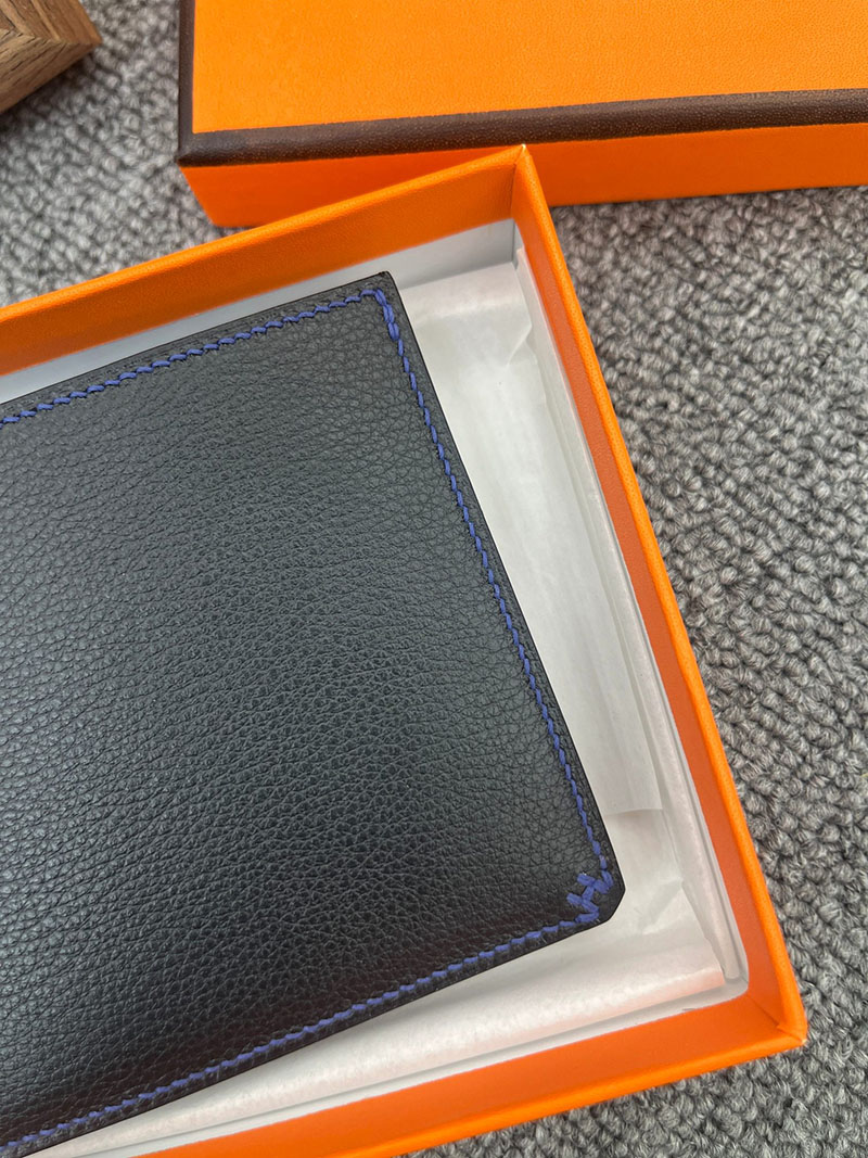 エルメス通販 HERMES 財布 Hセリエ コンパクト ヴェルソ 黒 ブルーイドラ ヴォー・エヴァーカラー 2631675 エルメス 財布 公式 - 画像 (7)
