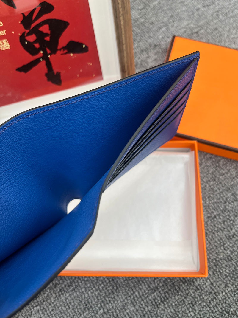 エルメス通販 HERMES 財布 Hセリエ コンパクト ヴェルソ 黒 ブルーイドラ ヴォー・エヴァーカラー 2631675 エルメス 財布 公式 - 画像 (3)