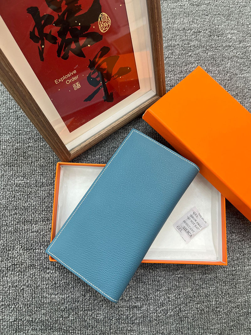 エルメス 財布 MC2の通販 HERMES 財布 ロング MC2・フレミング ブルージーン ヴォー・エプソン H044095CA75 エルメス 長財布 メンズ - 画像 (6)