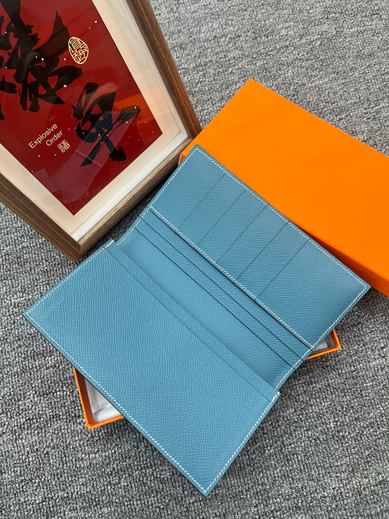 エルメス 財布 MC2の通販 HERMES 財布 ロング MC2・フレミング ブルージーン ヴォー・エプソン H044095CA75 エルメス 長財布 メンズ - 画像 (4)