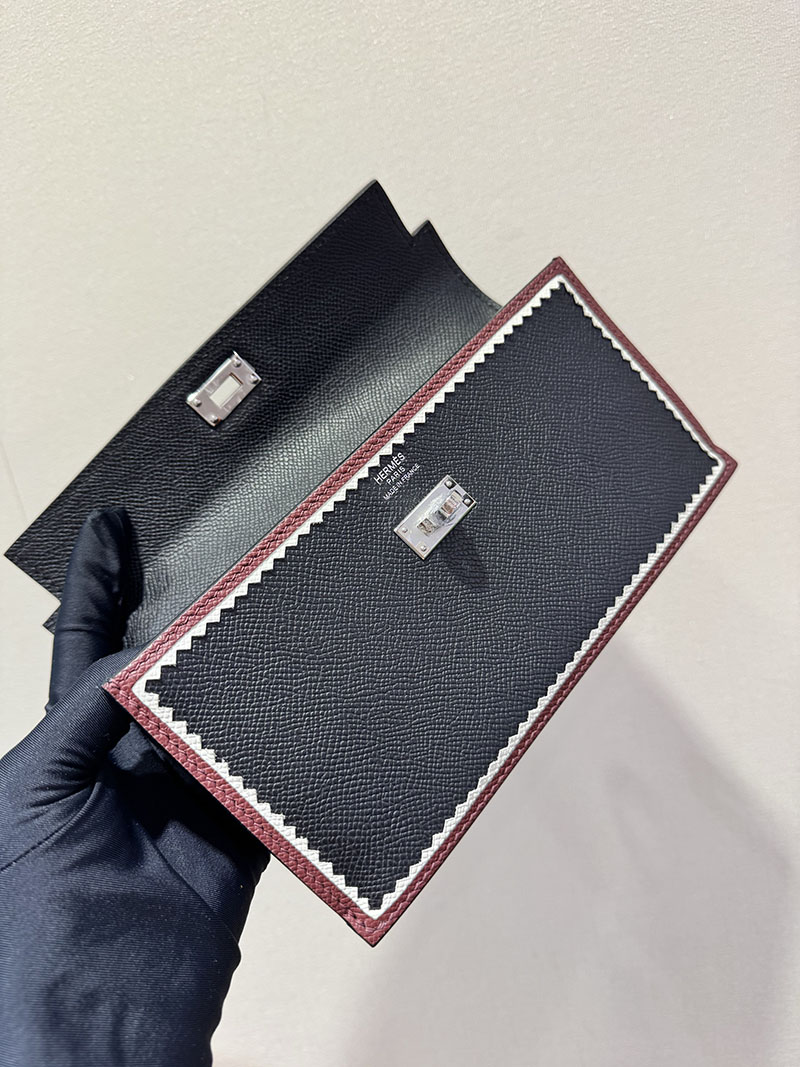 エルメス 財布 ケリーの通販 HERMES 財布 ケリー・ポケット ロング 黒 ヴォー・マダム H084940CK89 ケリーポケット ロング - 画像 (4)