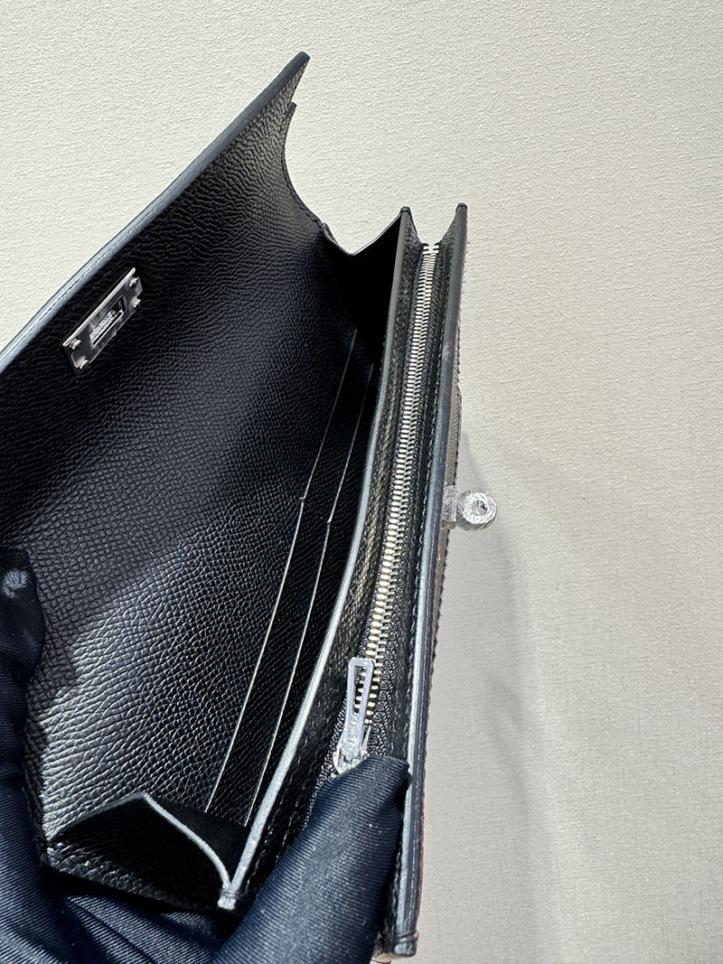 エルメス 財布 ケリーの通販 HERMES 財布 ケリー・ポケット ロング 黒 ヴォー・マダム H084940CK89 ケリーポケット ロング - 画像 (2)
