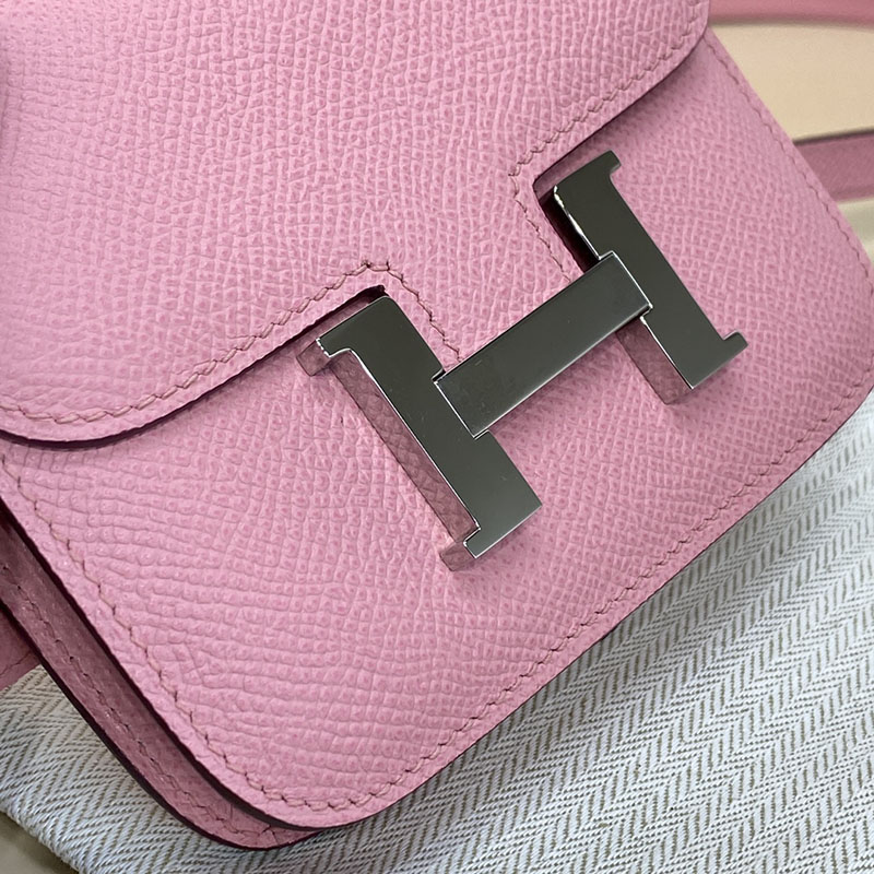 エルメス通販 HERMES 財布 コンスタンス スリム ローズコンフェッティ ヴォー・エプソン シルバー金具 H082060CK1Q コンスタンス スリム 定価 - 画像 (7)