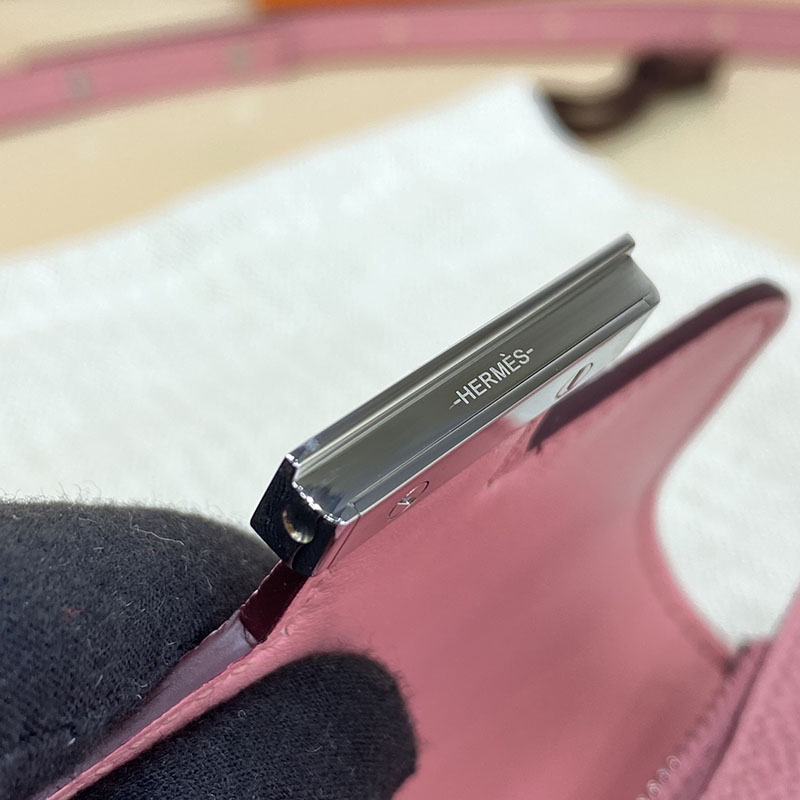 エルメス通販 HERMES 財布 コンスタンス スリム ローズコンフェッティ ヴォー・エプソン シルバー金具 H082060CK1Q コンスタンス スリム 定価 - 画像 (6)