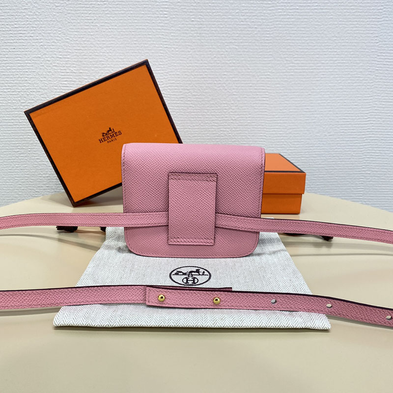 エルメス通販 HERMES 財布 コンスタンス スリム ローズコンフェッティ ヴォー・エプソン ゴールド金具 H082060CC1Q コンスタンス スリム 斜 めがけ - 画像 (9)