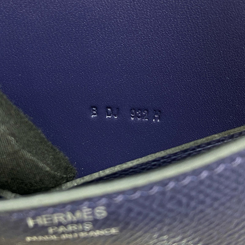 エルメス通販 HERMES 財布 コンスタンス スリム ブルーサフィール ヴォー・エプソン シルバー金具 H082060CK73 エルメス コンスタンス 偽物 - 画像 (2)