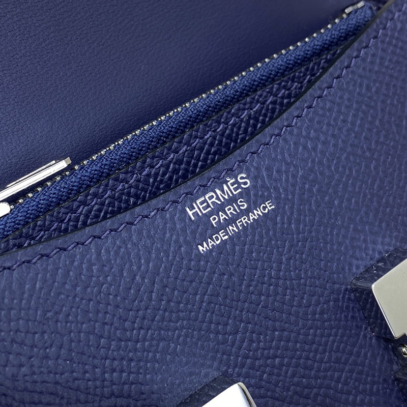 エルメス通販 HERMES 財布 コンスタンス スリム ブルーサフィール ヴォー・エプソン シルバー金具 H082060CK73 エルメス コンスタンス 偽物 - 画像 (4)