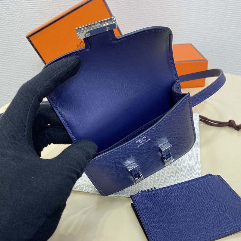 エルメス通販 HERMES 財布 コンスタンス スリム ブルーサフィール ヴォー・エプソン シルバー金具 H082060CK73 エルメス コンスタンス 偽物 - 画像 (3)