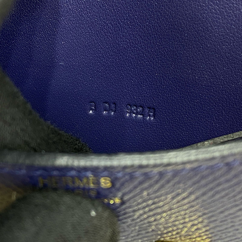 エルメス通販 HERMES 財布 コンスタンス スリム ブルーサフィール ヴォー・エプソン ゴールド金具 H082060CC73 エルメス 財布 偽物 - 画像 (2)