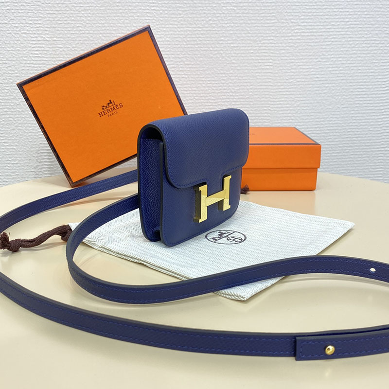エルメス通販 HERMES 財布 コンスタンス スリム ブルーサフィール ヴォー・エプソン ゴールド金具 H082060CC73 エルメス 財布 偽物 - 画像 (10)