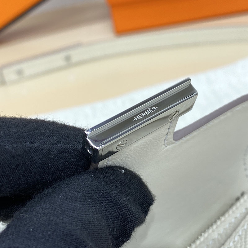 エルメス通販 HERMES 財布 コンスタンス スリム クレ ヴォー・エプソン シルバー金具 H082060CK10 エルメス財布スーパーコピー - 画像 (5)