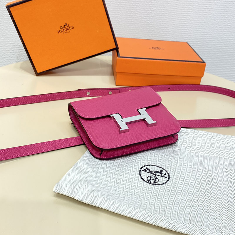 エルメス通販 HERMES 財布 コンスタンス スリム ローズティリアン ヴォー・エプソン シルバー金具 H082060CKE5 エルメス コンスタンス 種類 - 画像 (8)