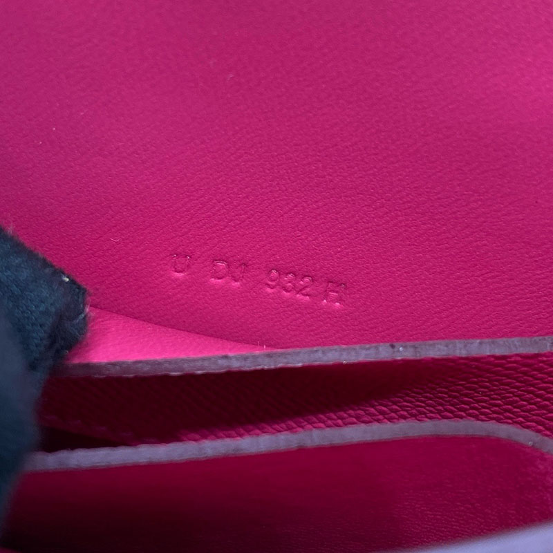エルメス通販 HERMES 財布 コンスタンス スリム ローズティリアン ヴォー・エプソン ゴールド金具 H082060CCE5 エルメス コンスタンススリム 定価 - 画像 (2)