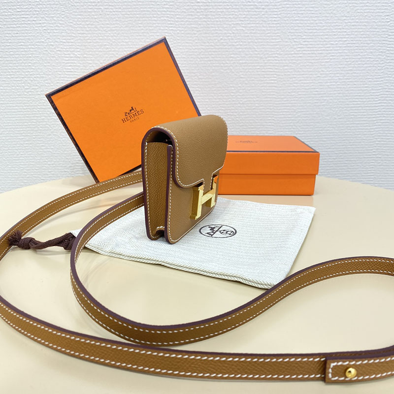 エルメス通販 HERMES 財布 コンスタンス スリム ゴールド ヴォー・エプソン ゴールド金具 H082060CC37 エルメス 財布 定価 - 画像 (10)