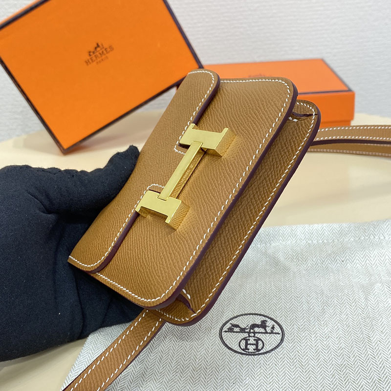 エルメス通販 HERMES 財布 コンスタンス スリム ゴールド ヴォー・エプソン ゴールド金具 H082060CC37 エルメス 財布 定価 - 画像 (8)
