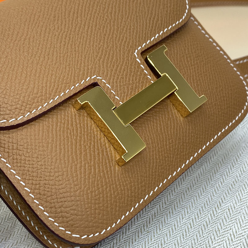 エルメス通販 HERMES 財布 コンスタンス スリム ゴールド ヴォー・エプソン ゴールド金具 H082060CC37 エルメス 財布 定価 - 画像 (7)
