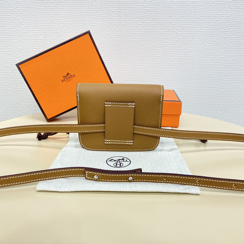 エルメス通販 HERMES 財布 コンスタンス スリム ゴールド ヴォー・エプソン シルバー金具 H082060CK37 エルメスミニバッグレディース - 画像 (9)