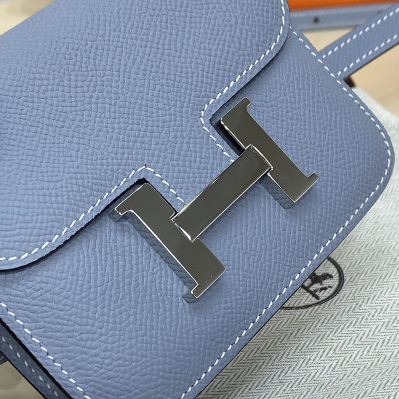 エルメス通販 HERMES 財布 コンスタンス スリム ブルーラン ヴォー・エプソン シルバー金具 H082060CKJ7 エルメス 大丸心斎橋店 - 画像 (7)