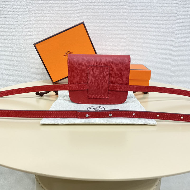 エルメス通販 HERMES 財布 コンスタンス スリム ルージュヴィフ ヴォー・エプソン シルバー金具 H082060CK53 エルメス 店舗 九州 - 画像 (9)