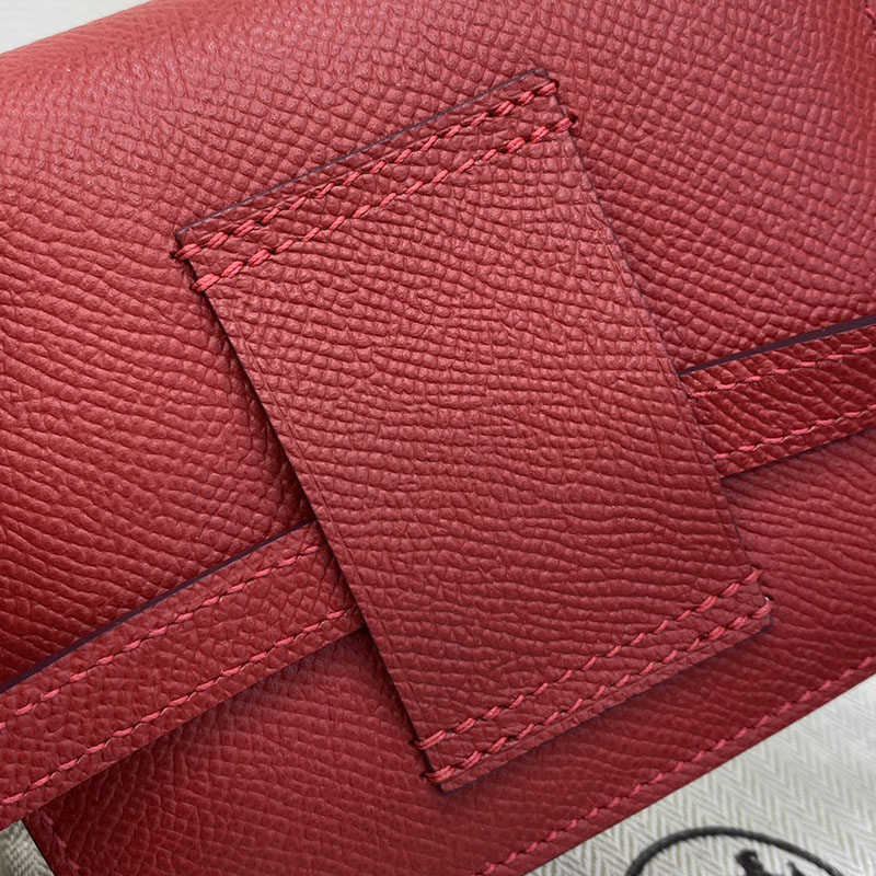 エルメス通販 HERMES 財布 コンスタンス スリム ルージュヴィフ ヴォー・エプソン シルバー金具 H082060CK53 エルメス 店舗 九州 - 画像 (6)