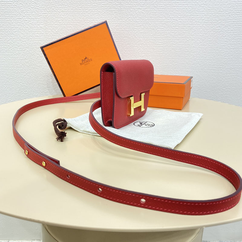 エルメス通販 HERMES 財布 コンスタンス スリム ルージュヴィフ ヴォー・エプソン ゴールド金具 H082060CC53 エルメス 店舗 日本 - 画像 (10)