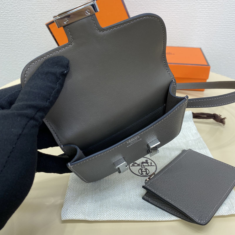 エルメス通販 HERMES 財布 コンスタンス スリム アルドワーズ ヴォー・エプソン シルバー金具 H082060CK85 エルメス店舗一覧 - 画像 (3)